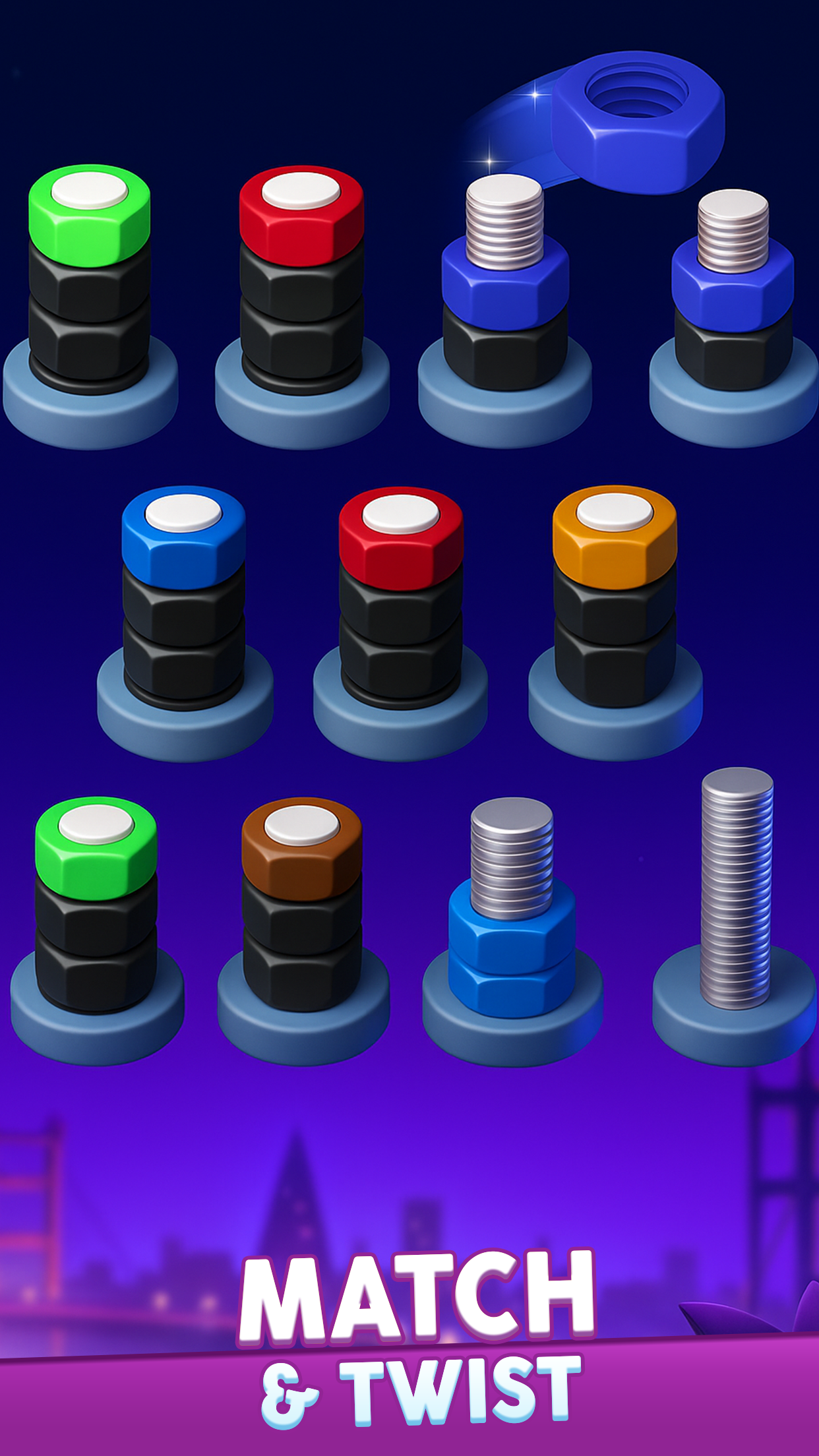 Nuts And Bolts: Screw Sort Game Screenshot