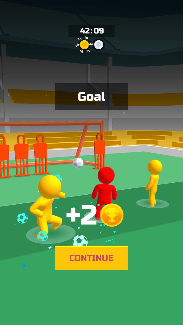 Kick Pass 3D screenshot game