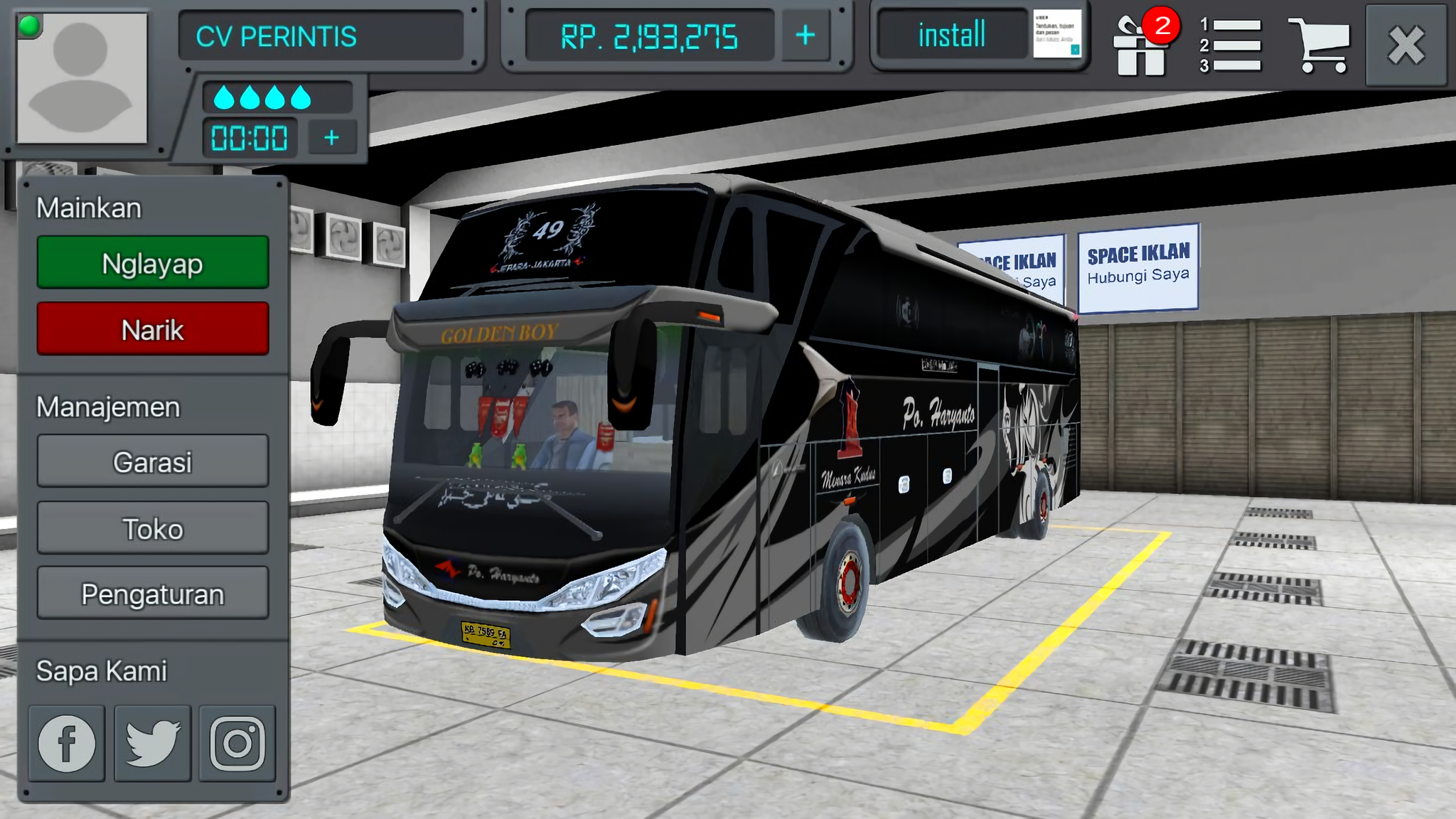 livery Bus Simulator Indonesia (BUSSID)のキャプチャ