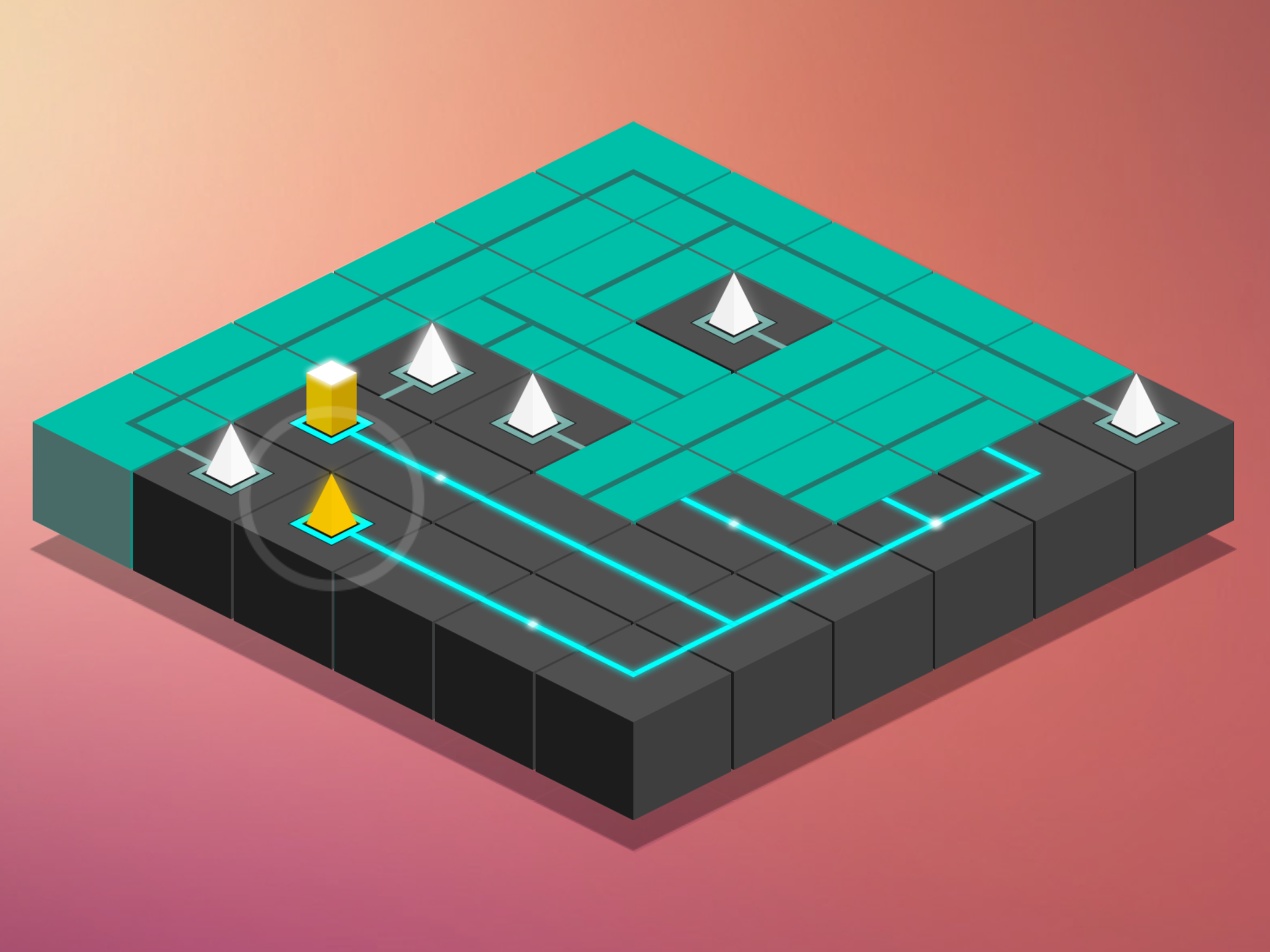 Screenshot of Maze Light - Power Line Puzzle
