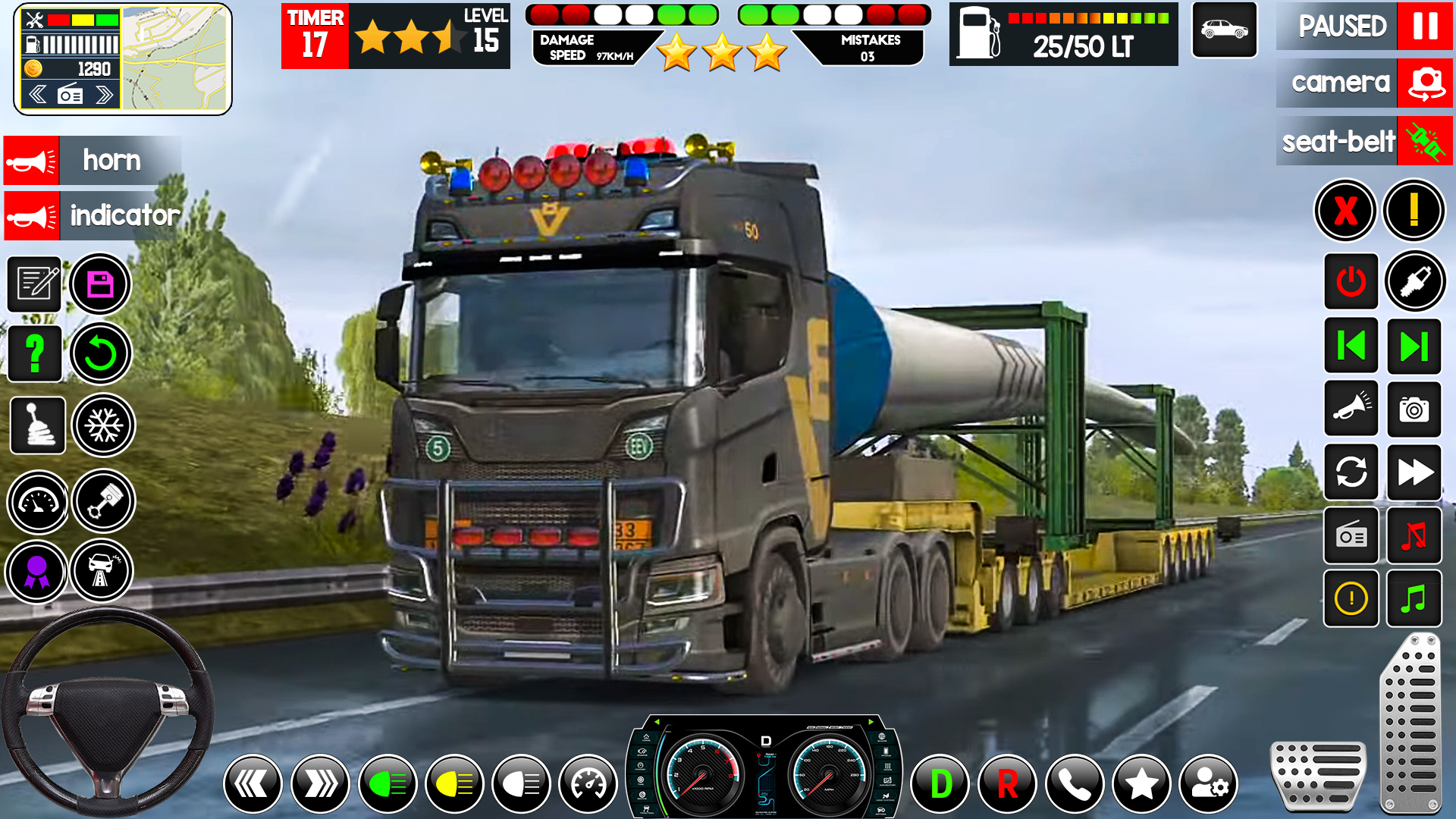Euro Truck Driving Cargo Games ภาพหน้าจอเกม