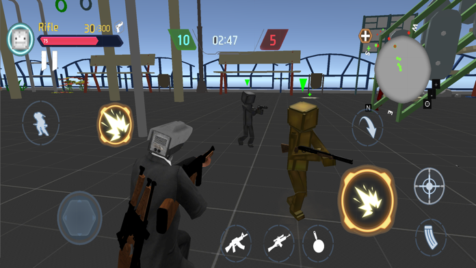 Screenshot of Ski Bop Battle : Playground 3D
