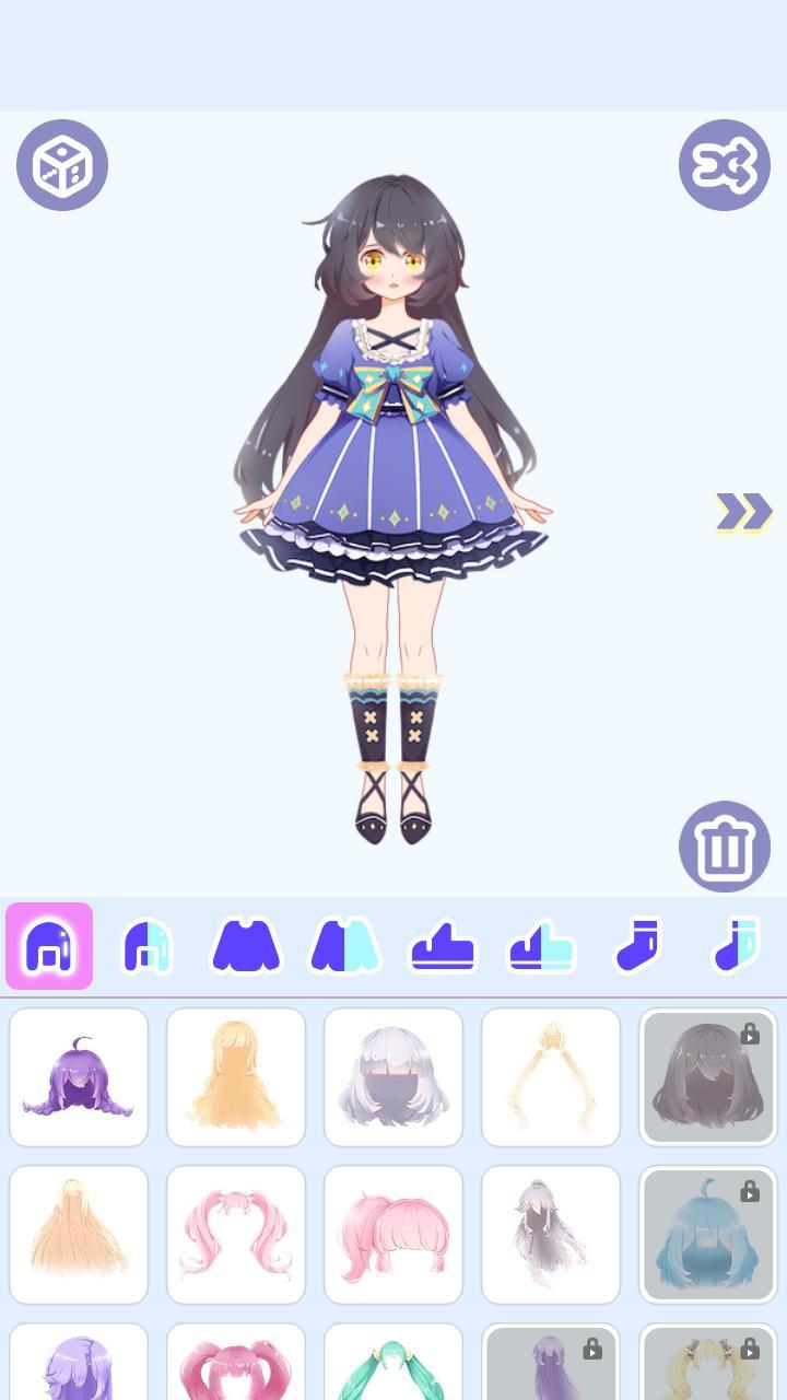 Screenshot 1 of Lolita Avatar: ผู้สร้างอวตารอนิเมะ 1.0.1