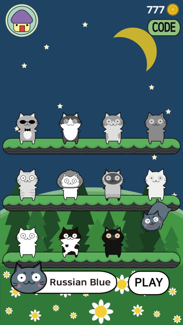 Jump cat ภาพหน้าจอเกม