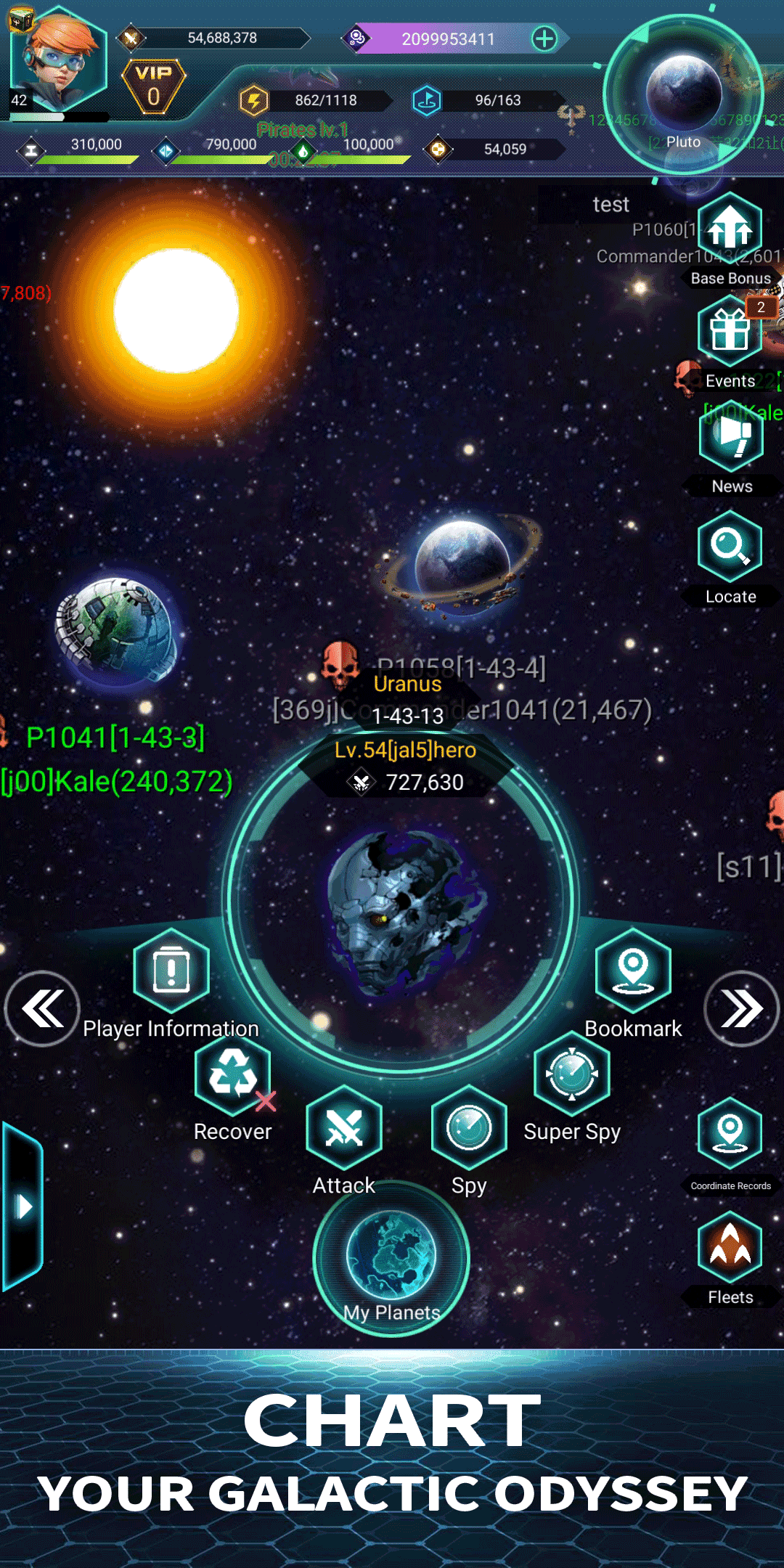 Cuplikan Layar Game Galaxy at War:nebula overlords