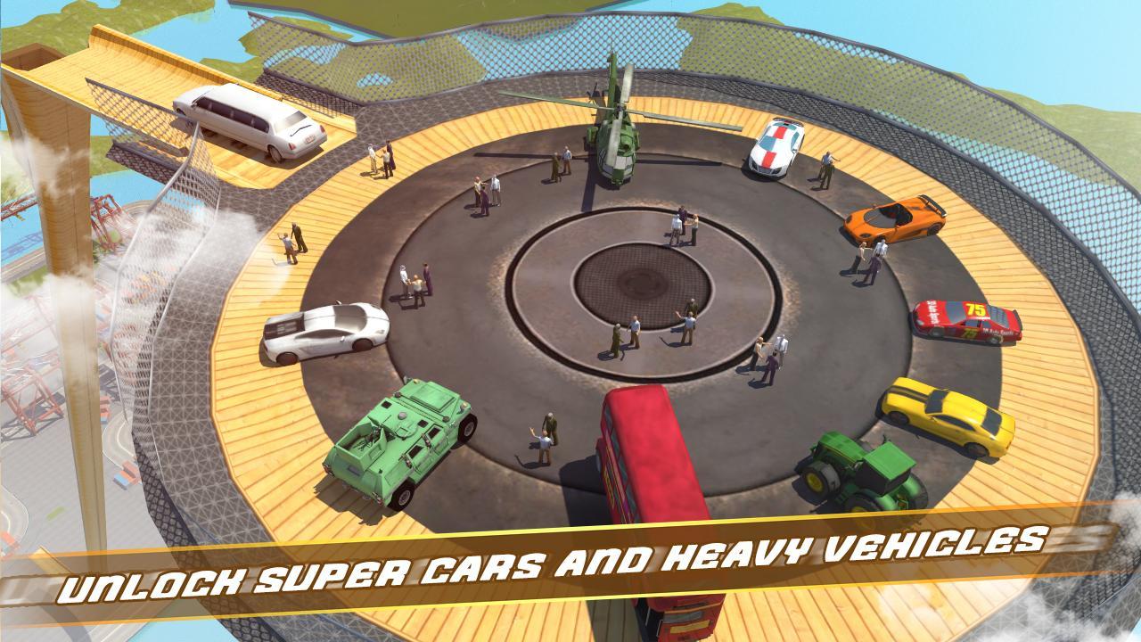 Mega Ramp: Free Impossible Stunts 게임 스크린샷