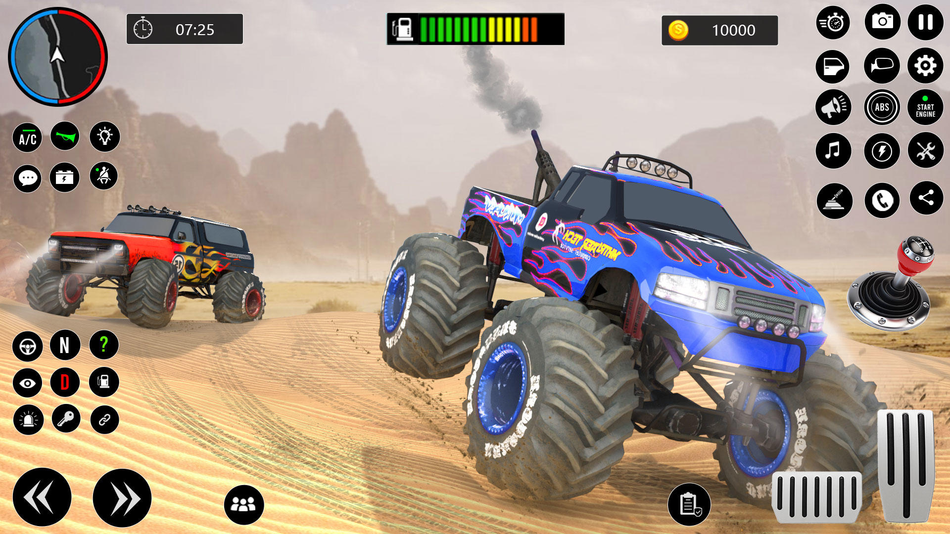 Monster Truck Offroad Stunt 3D Game Screenshot