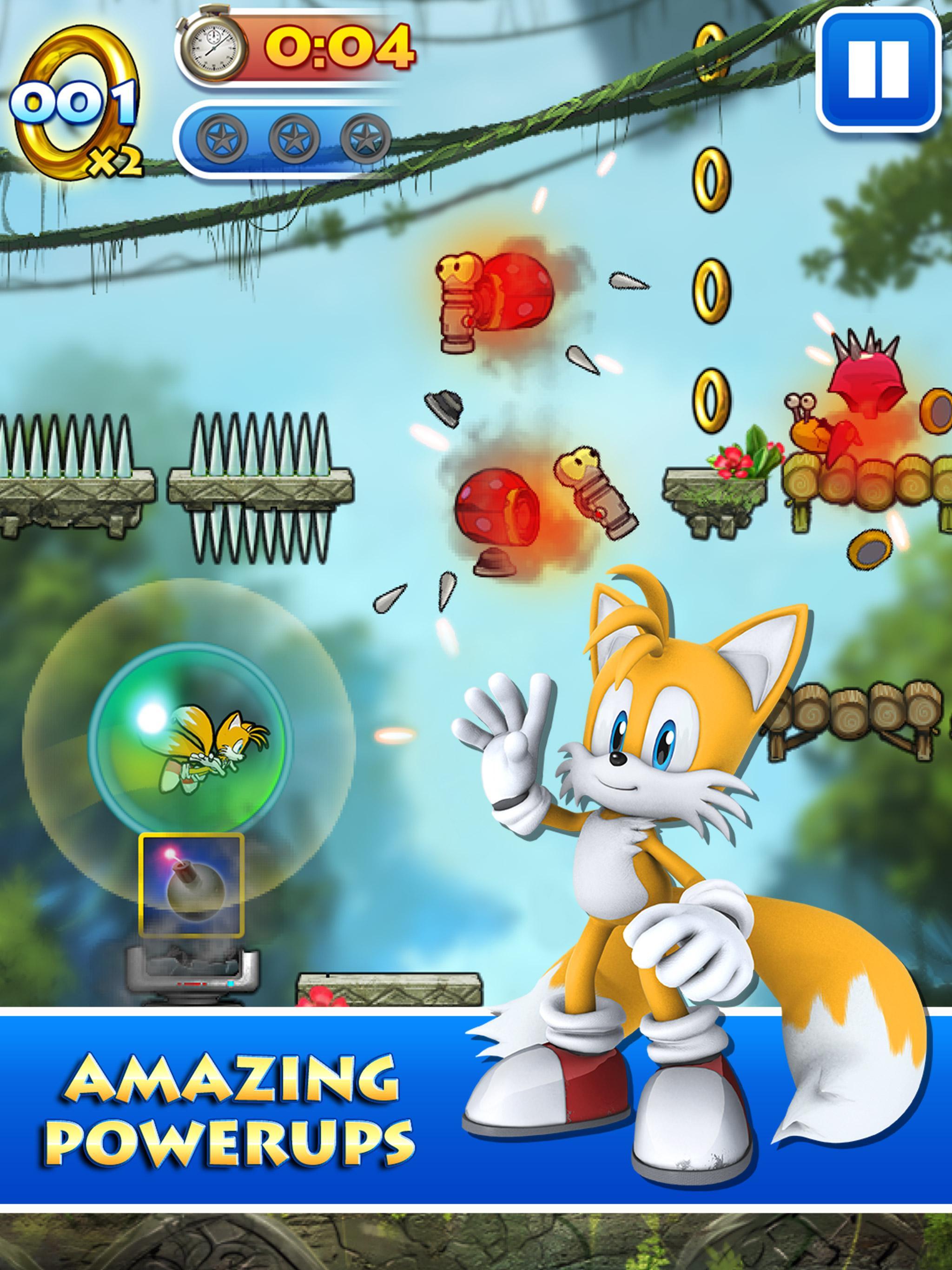 Sonic Jump Pro Game Screenshot