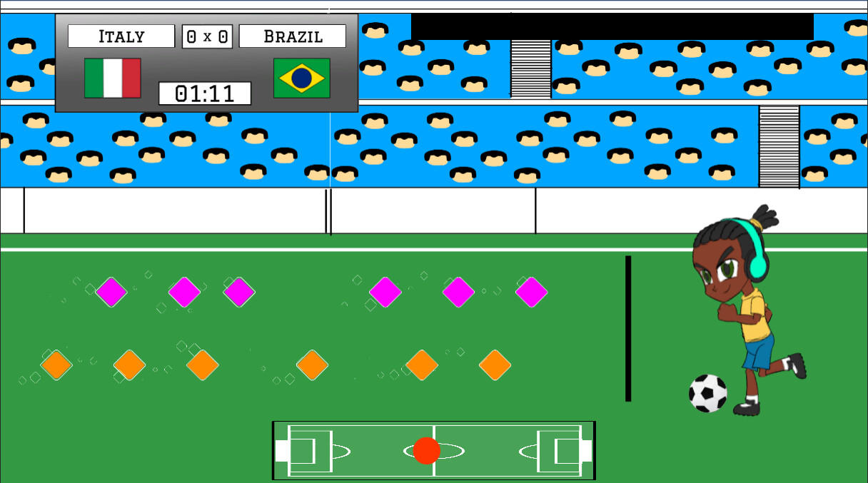 Screenshot of Rhythm Soccer