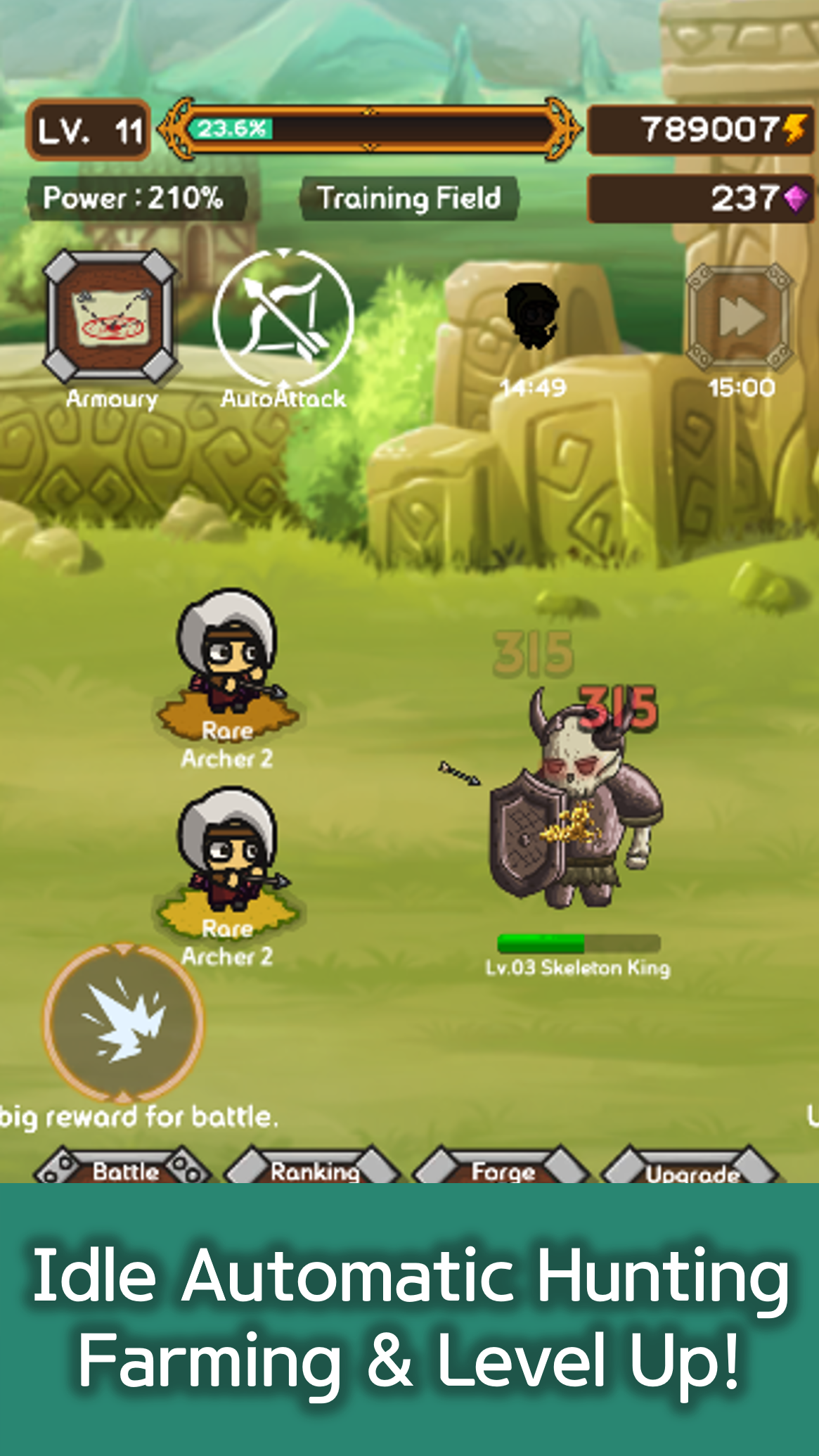 Screenshot of Random Defense : Level Up