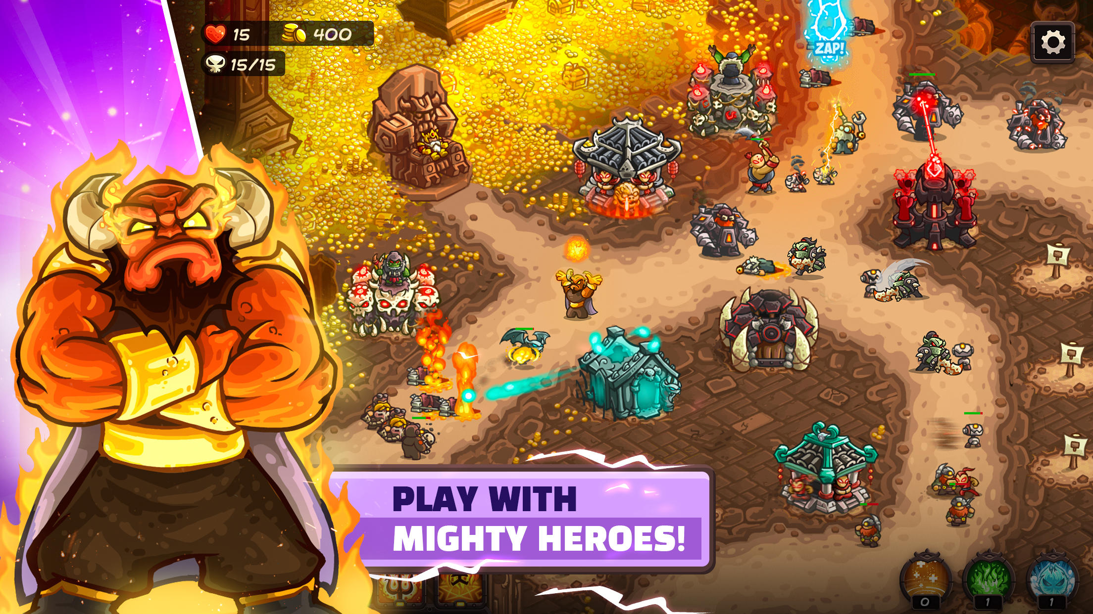 Kingdom Rush Vengeance TD Game Game Screenshot