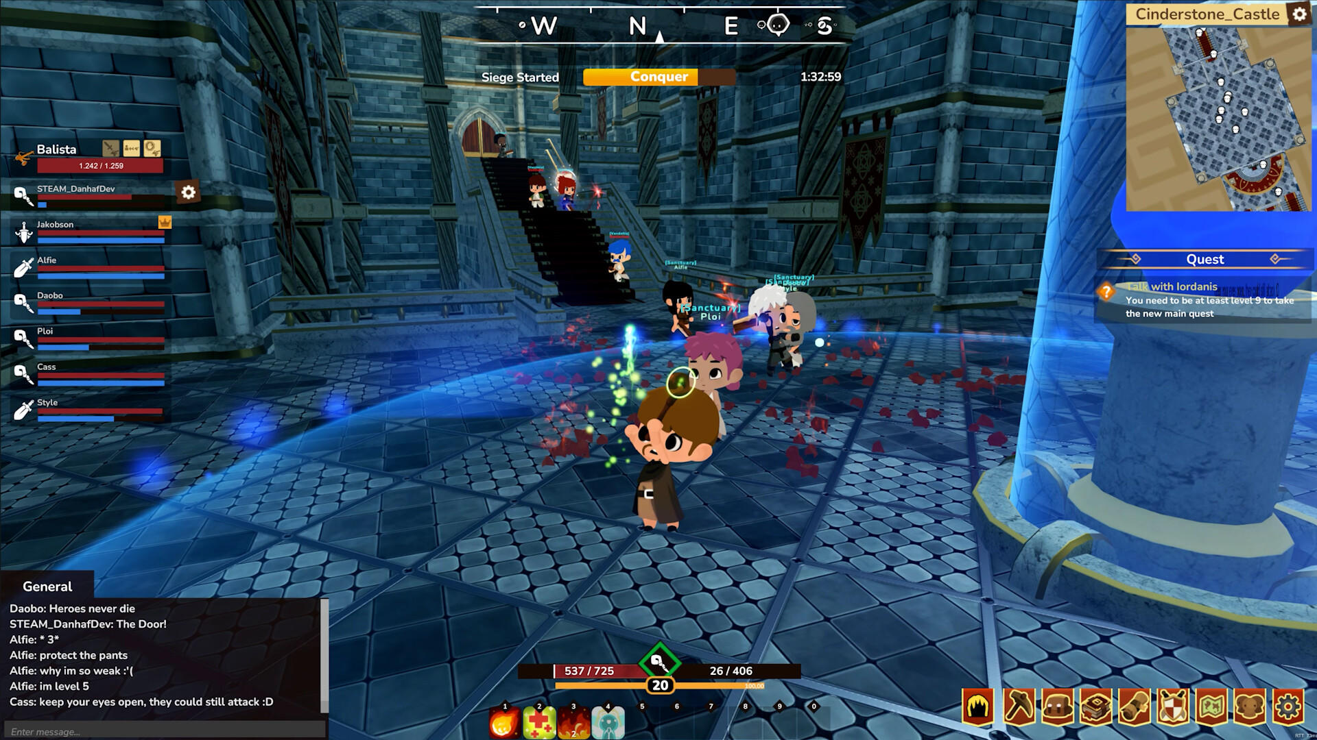 Cinderstone Online 게임 스크린샷