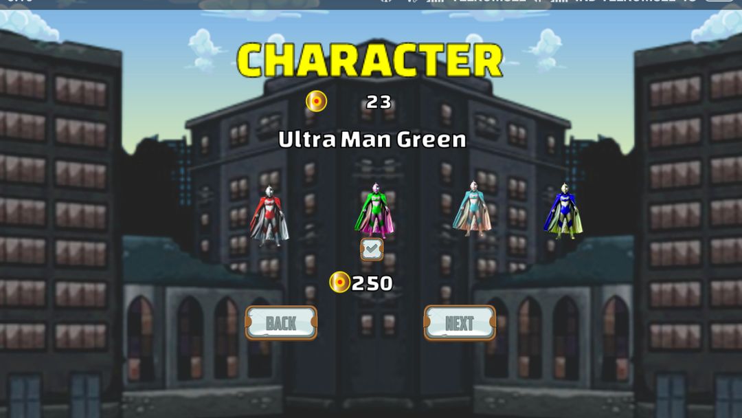 Screenshot of Ultra Hero Run