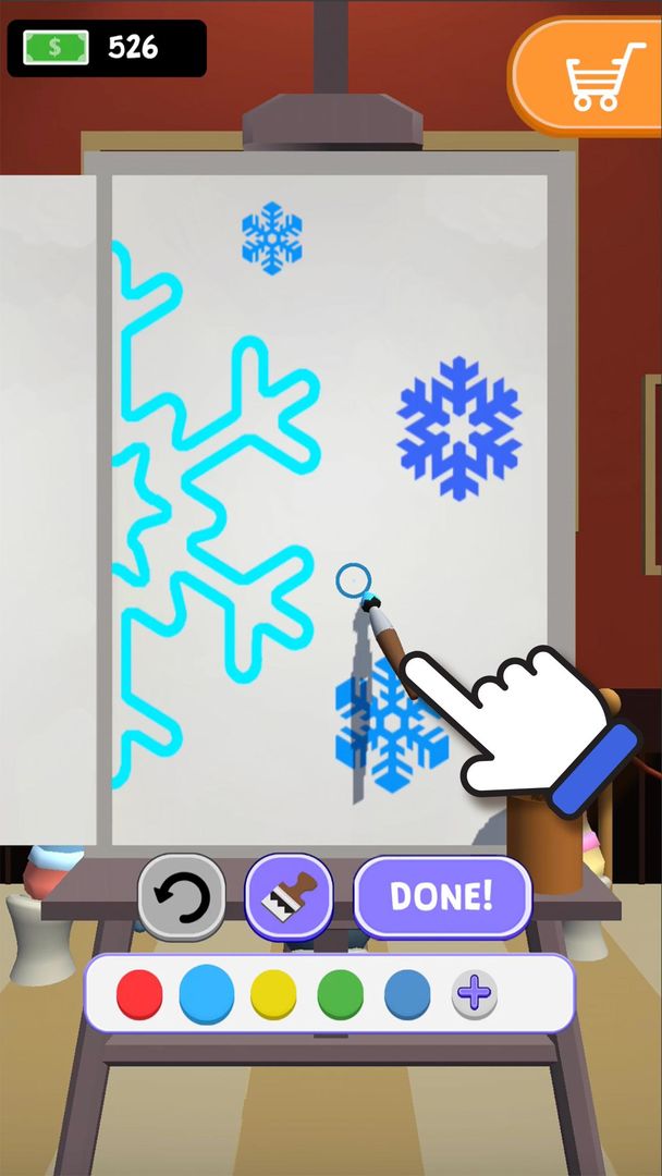 Decalcomanie Gallery screenshot game