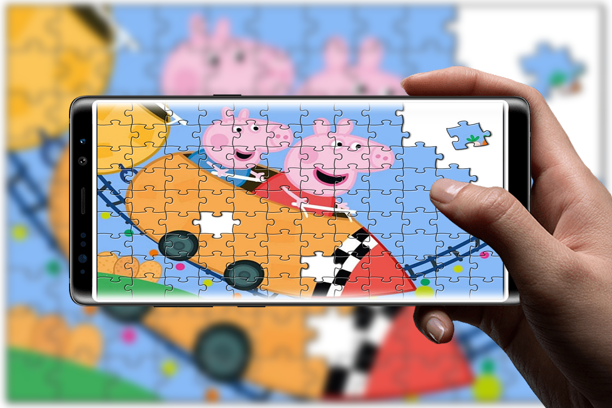 Screenshot of Peppa pigg jigsaw puzzle 2019