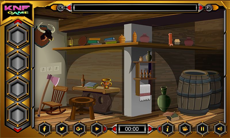 Knf Village Wooden House Escape screenshot game