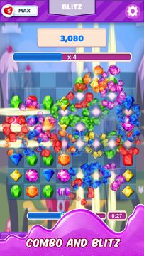 Jewels Match Blitz Game Screenshot