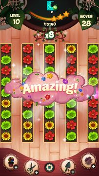 Flower Blossom Jam - A Match 3 Game Screenshot