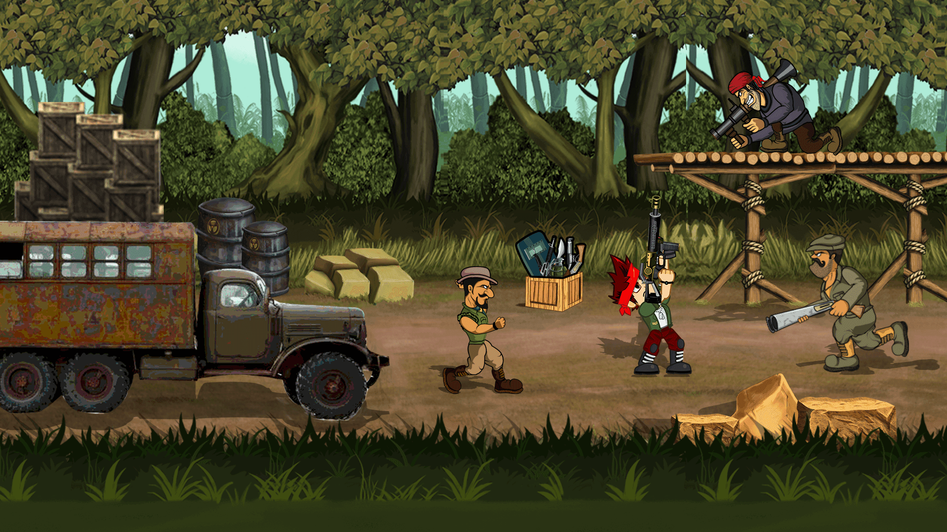 Alpha Guns Game Screenshot