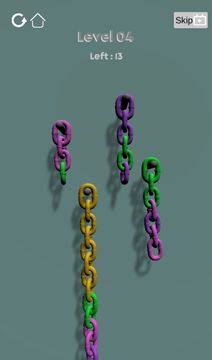 Rainbow Chain Puzzle Game Screenshot