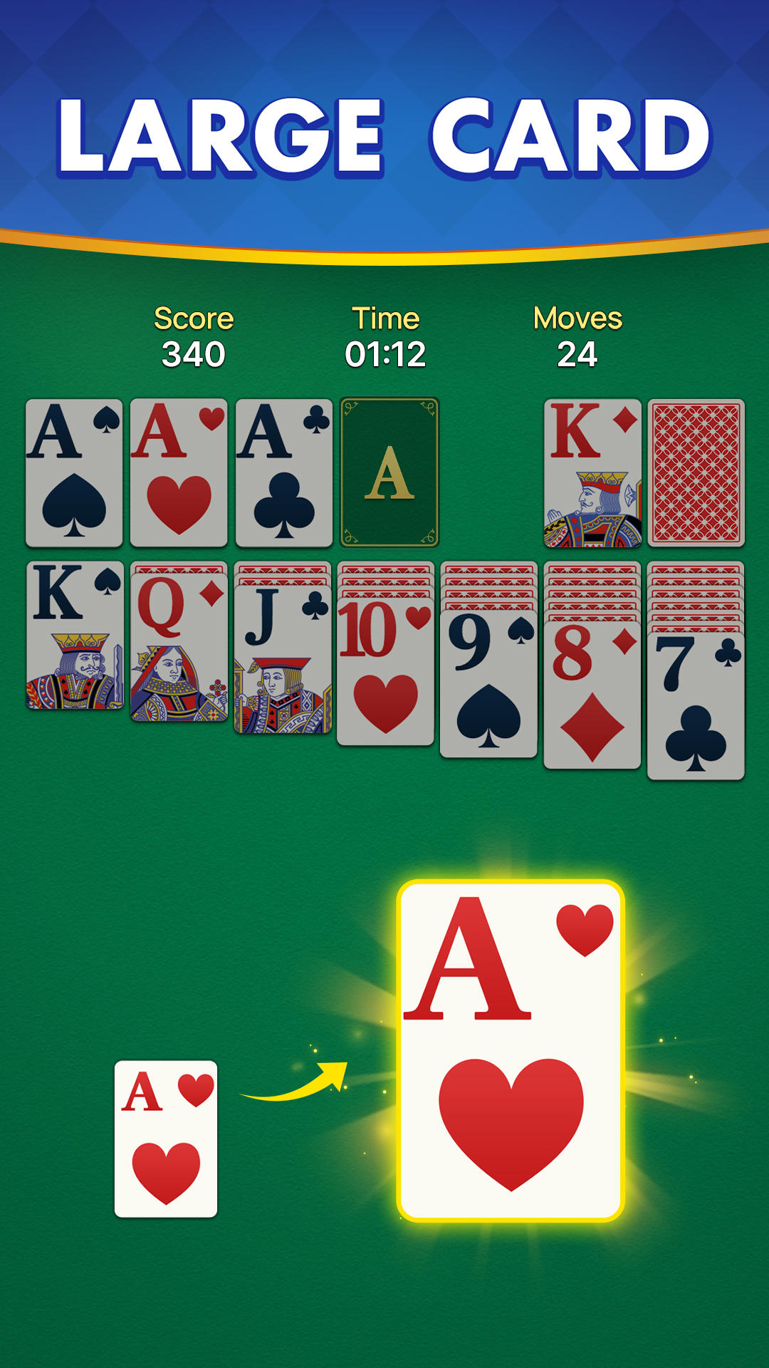 Vigor Solitaire for Seniors Game Screenshot