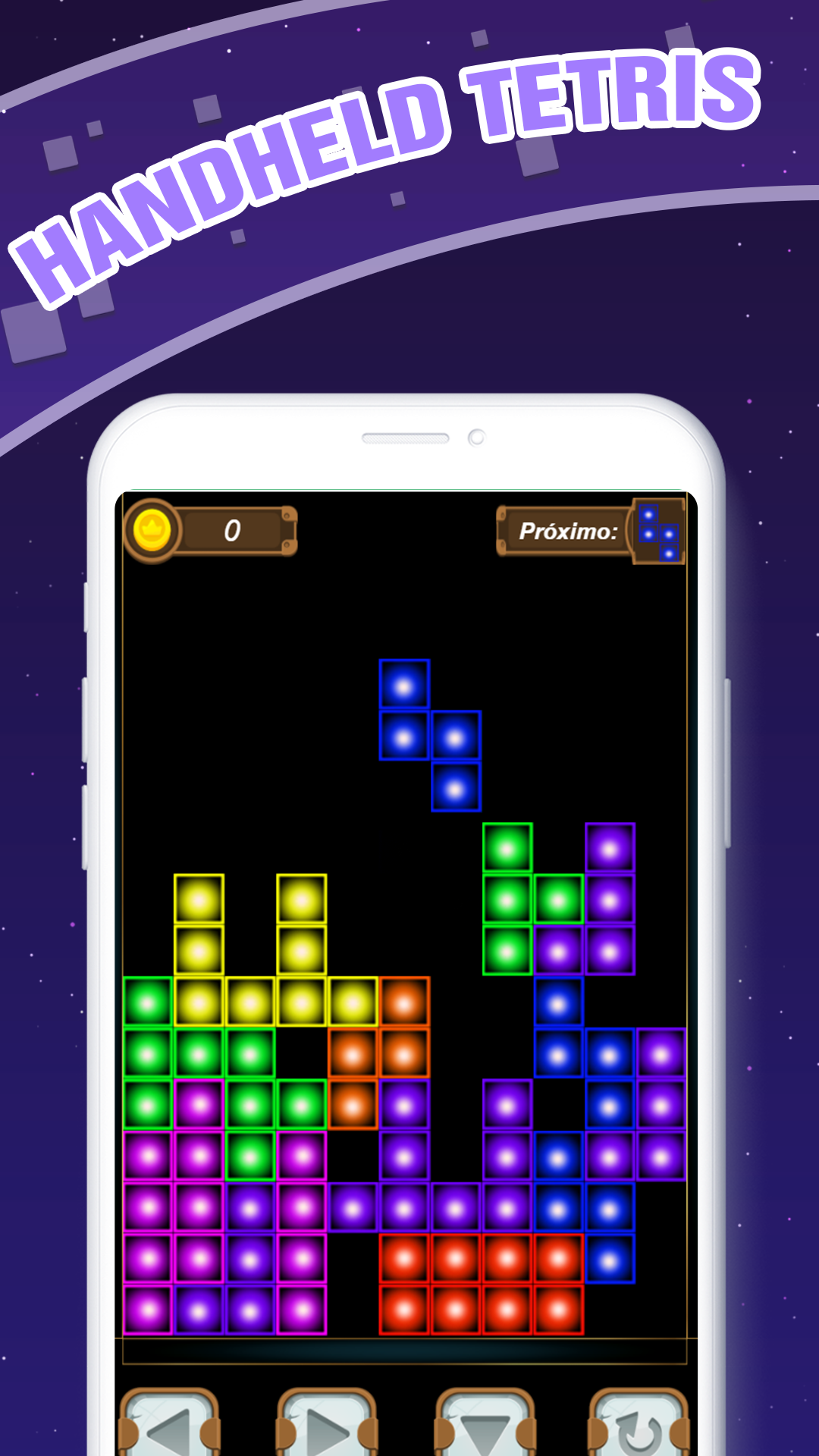 Screenshot 1 of Classic Tetris - เกมอาร์เคดตัวต่อปริศนาฟรี 1.2
