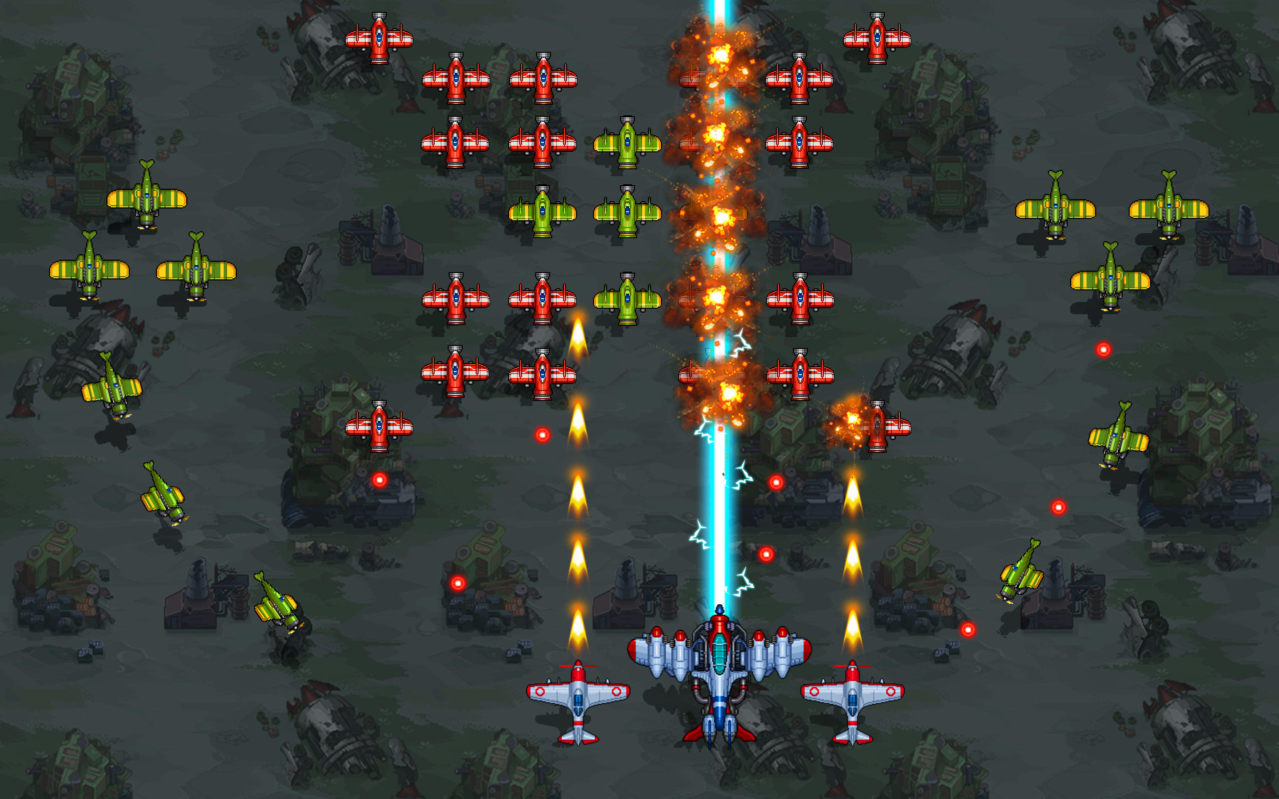 1945 Air Force: 街機飛機射擊 遊戲截圖