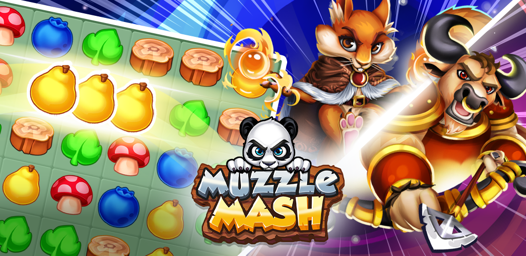 Banner of Muzzle Mash - PvP Match 3 