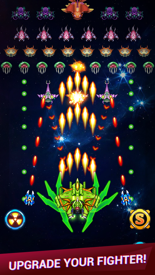 Galaxy sky shooting Game Screenshot