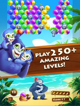 Jungle POP Bubble Shooter Game Screenshot