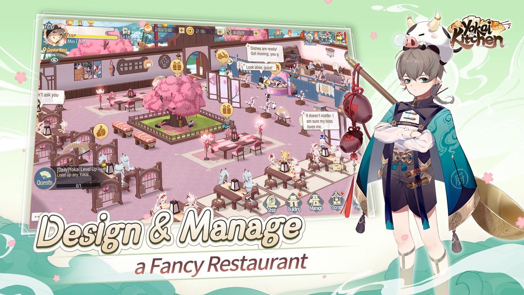 Yokai Kitchen - Restaurant Man screenshot game
