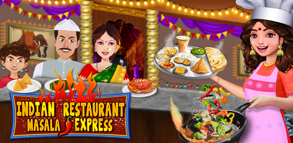 Banner of Indian Food Restaurant Kitchen 