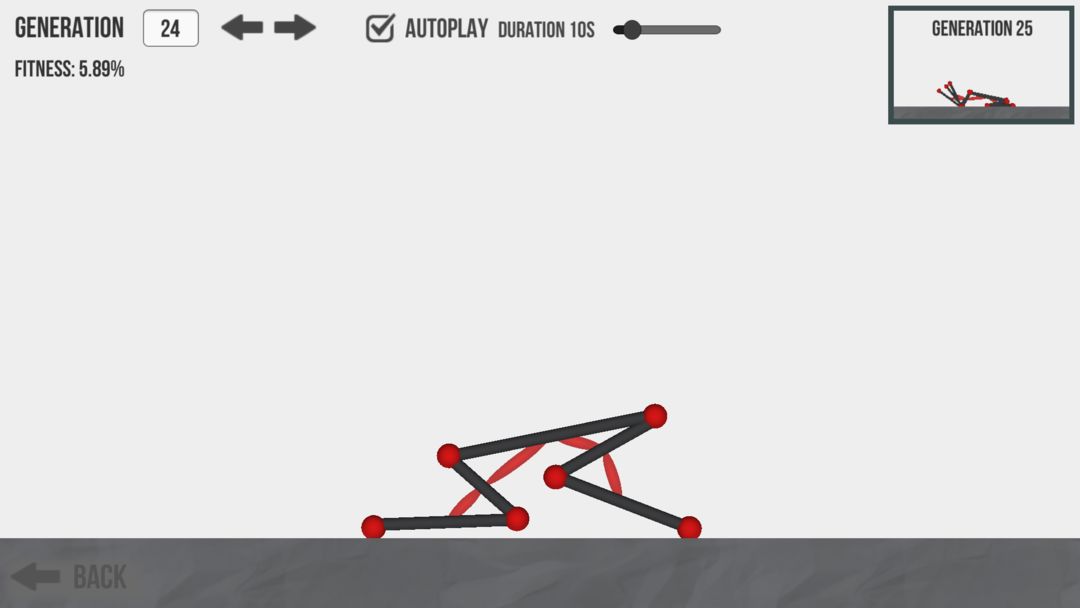 Evolution screenshot game