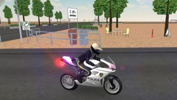 Police Motorbike Road Rider Game Screenshot