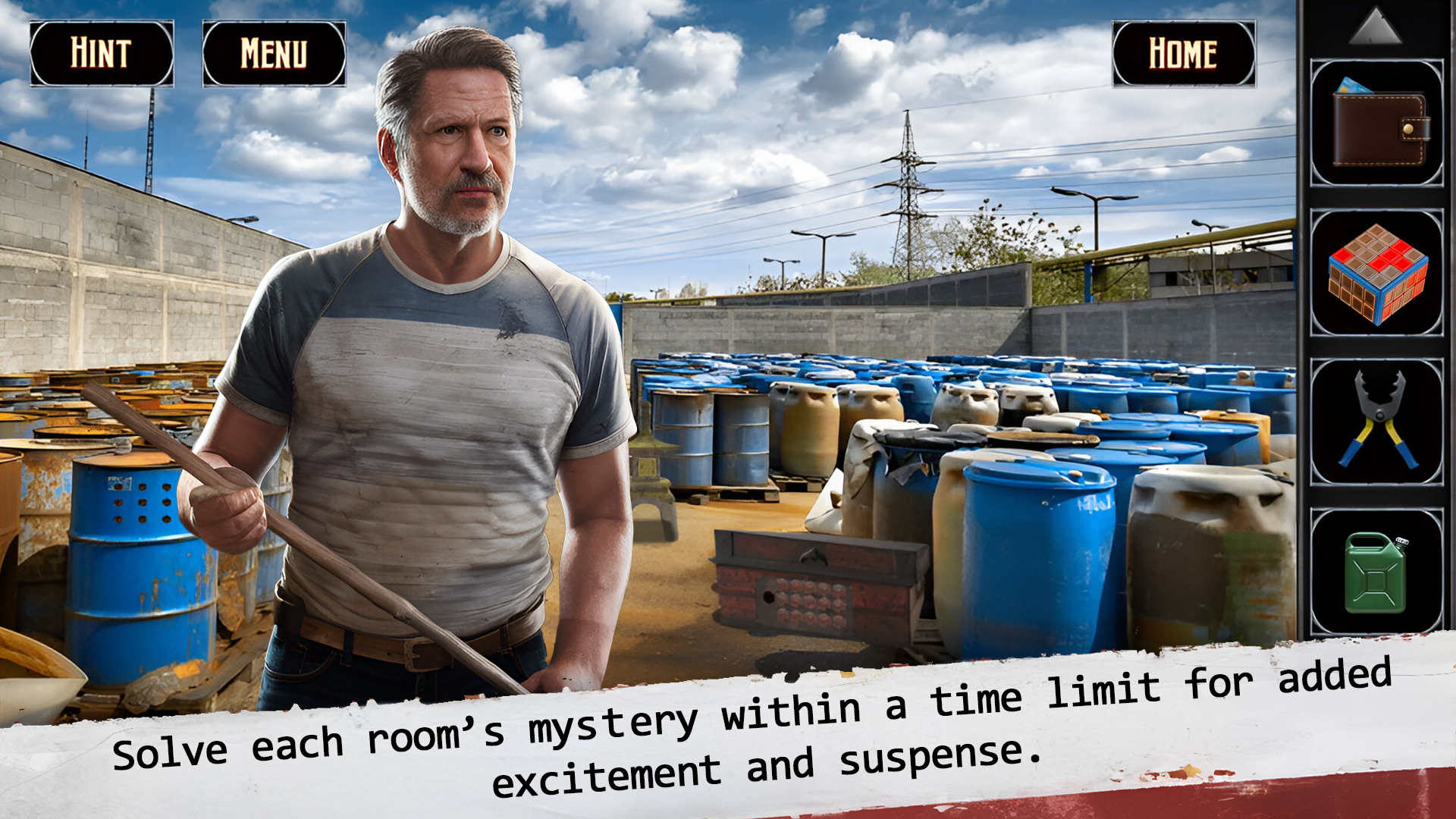 Escape Game Abandoned District ゲームのスクリーンショット