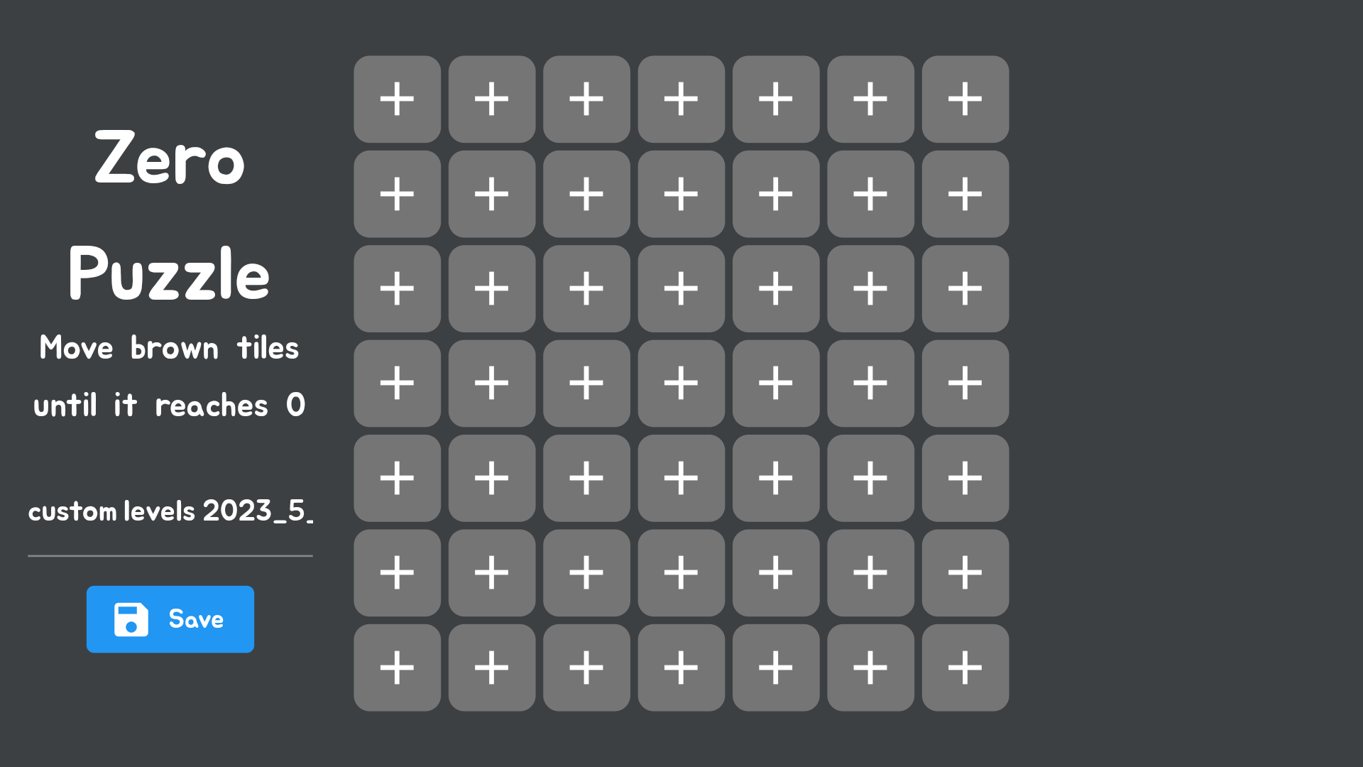 Zero Puzzle Game Screenshot