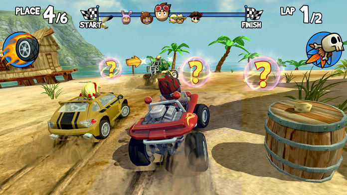 Screenshot 1 of समुद्र तट छोटी गाड़ी रेसिंग 
