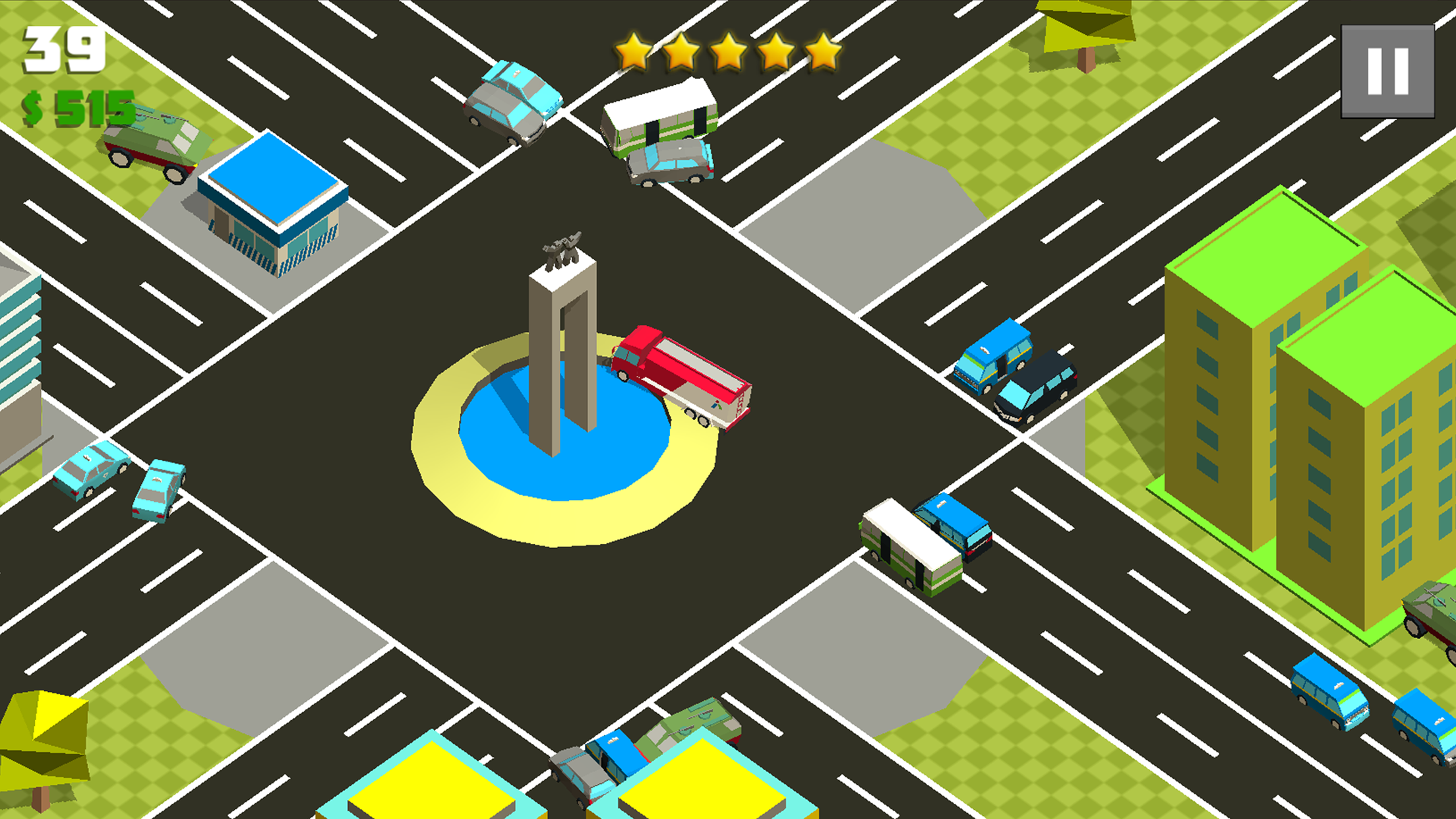Crazy Cars Chase Game Screenshot