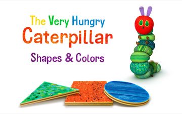 Caterpillar Shapes and Colors Game Screenshot