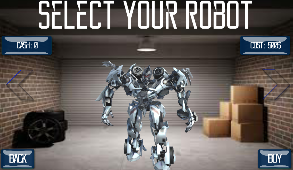 Futuristic Robot X Ray Battle Game Screenshot