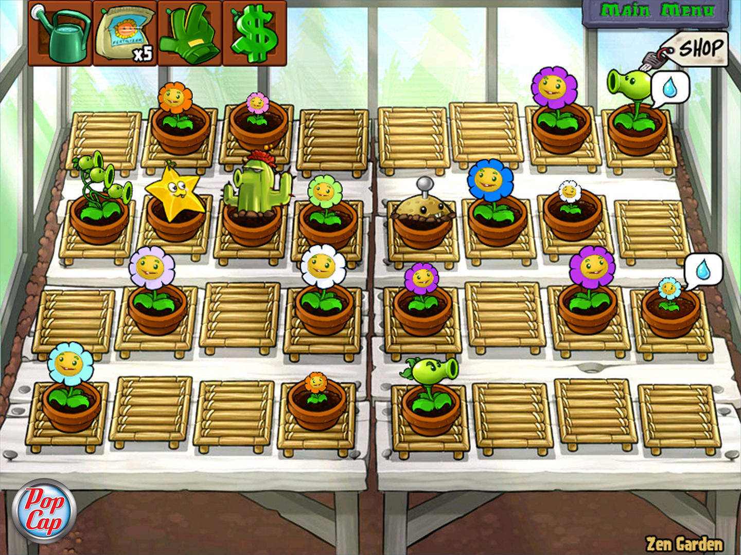 Screenshot of Plants vs. Zombies GOTY Edition
