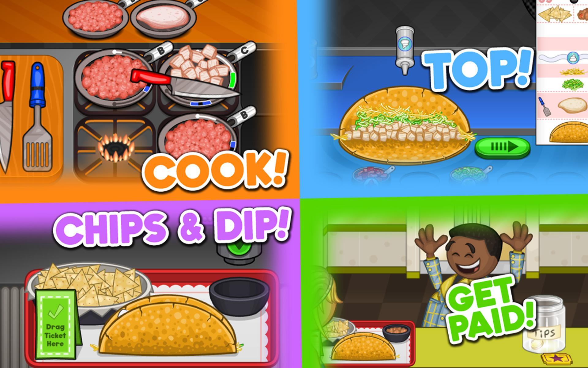 Papa's Taco Mia HD Game Screenshot
