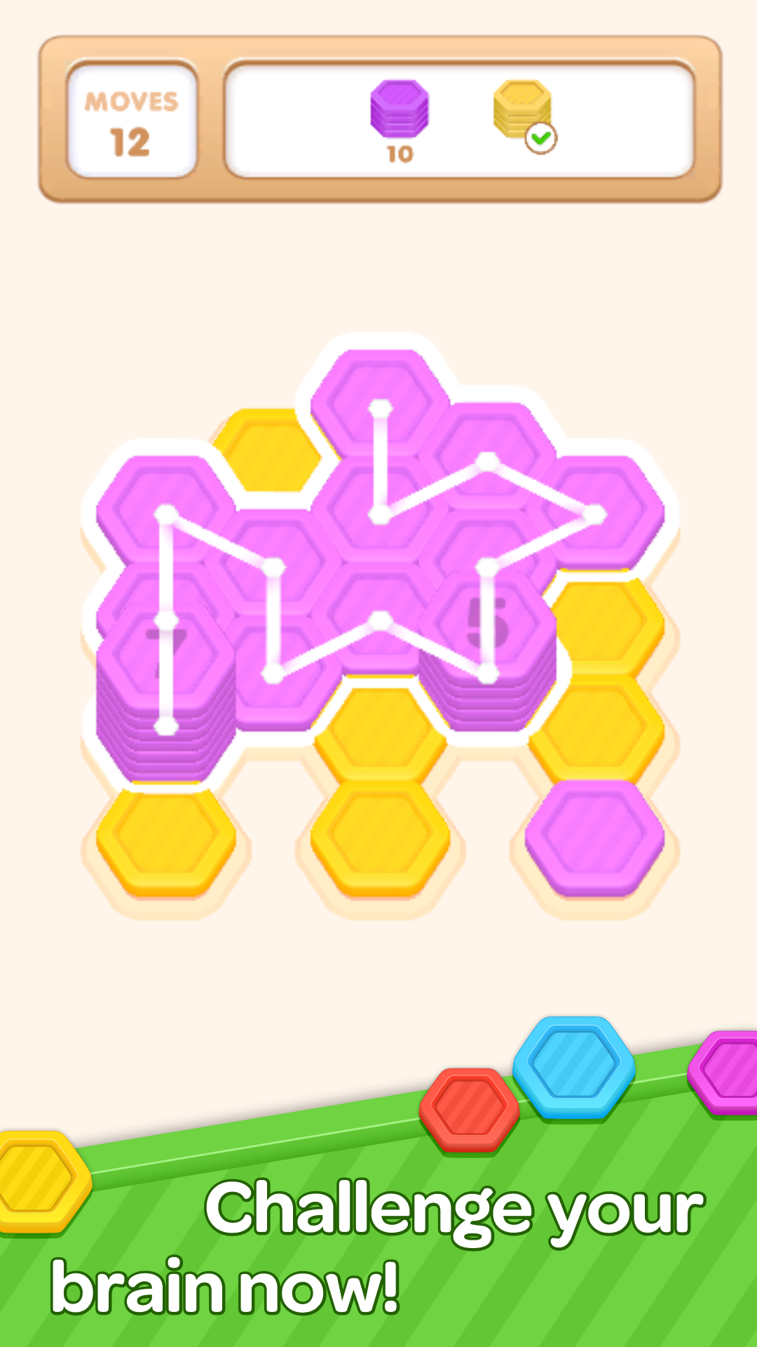 Hexa Stack Puzzle Latest Version for Android/iOS - TapTap
