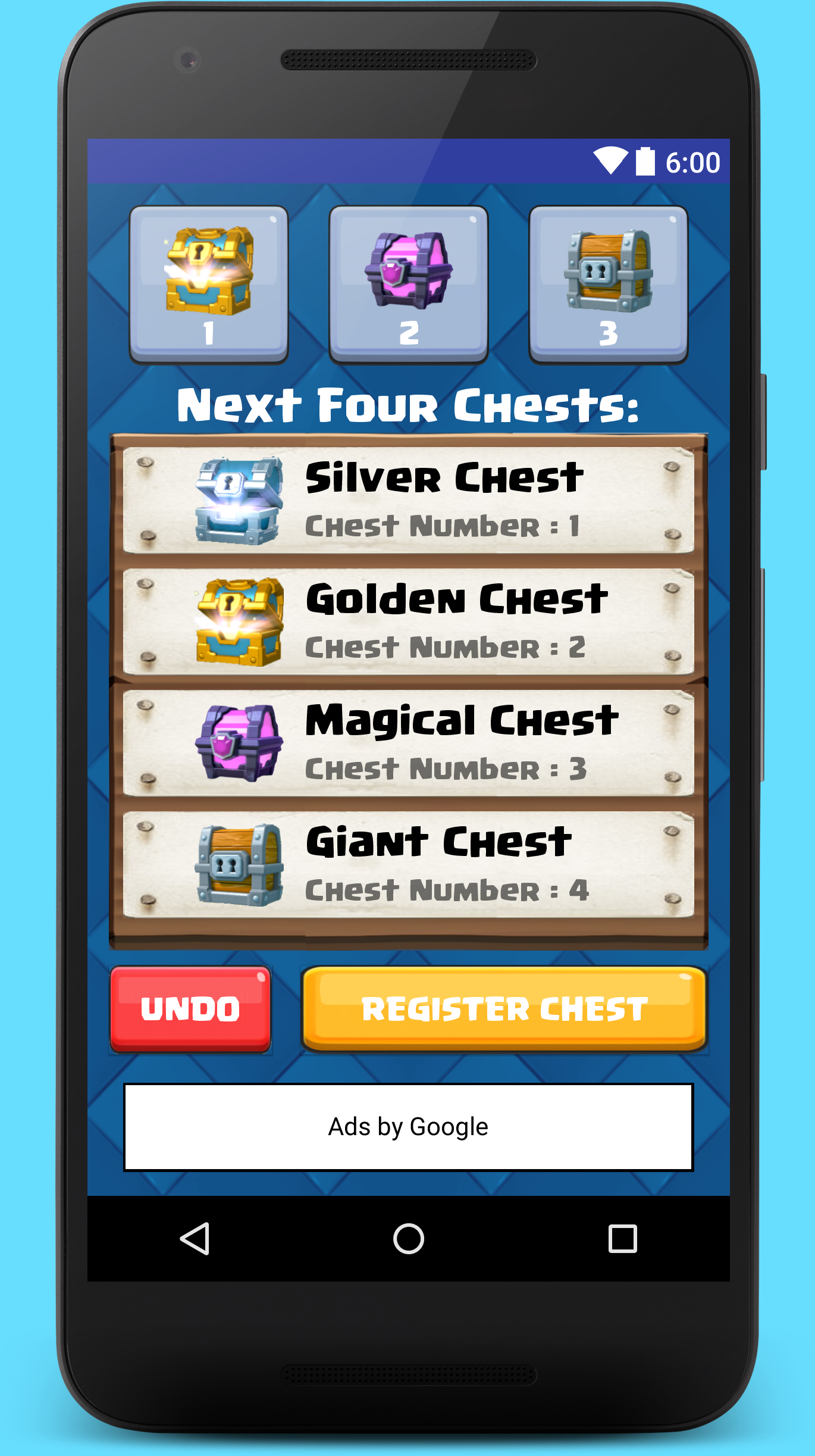 Chest Tracker Game Screenshot
