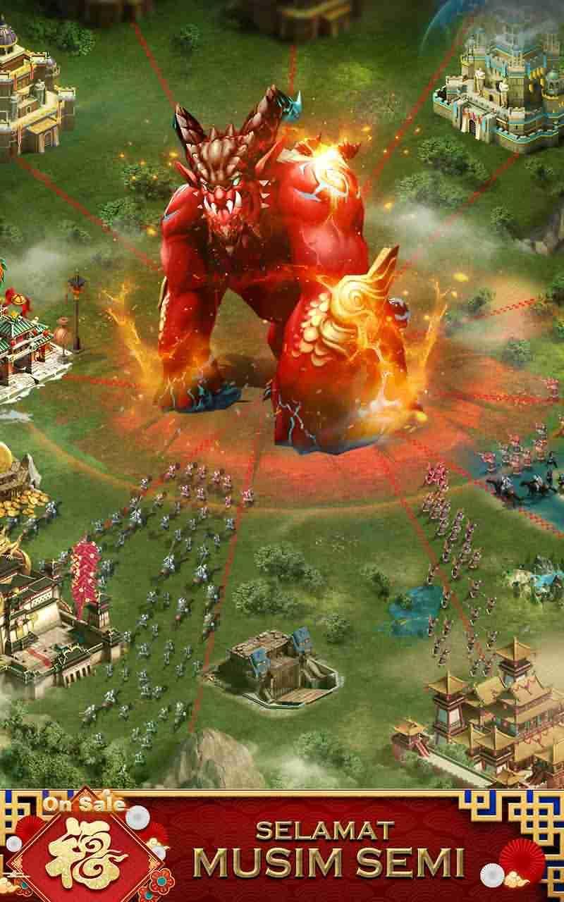Cuplikan Layar Game Clash of Kings – Peradaban Bulan Sabit