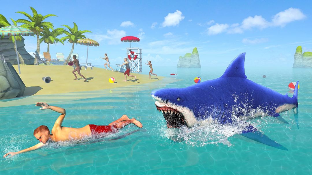 Shark Attack Sim: Hunting Game ภาพหน้าจอเกม
