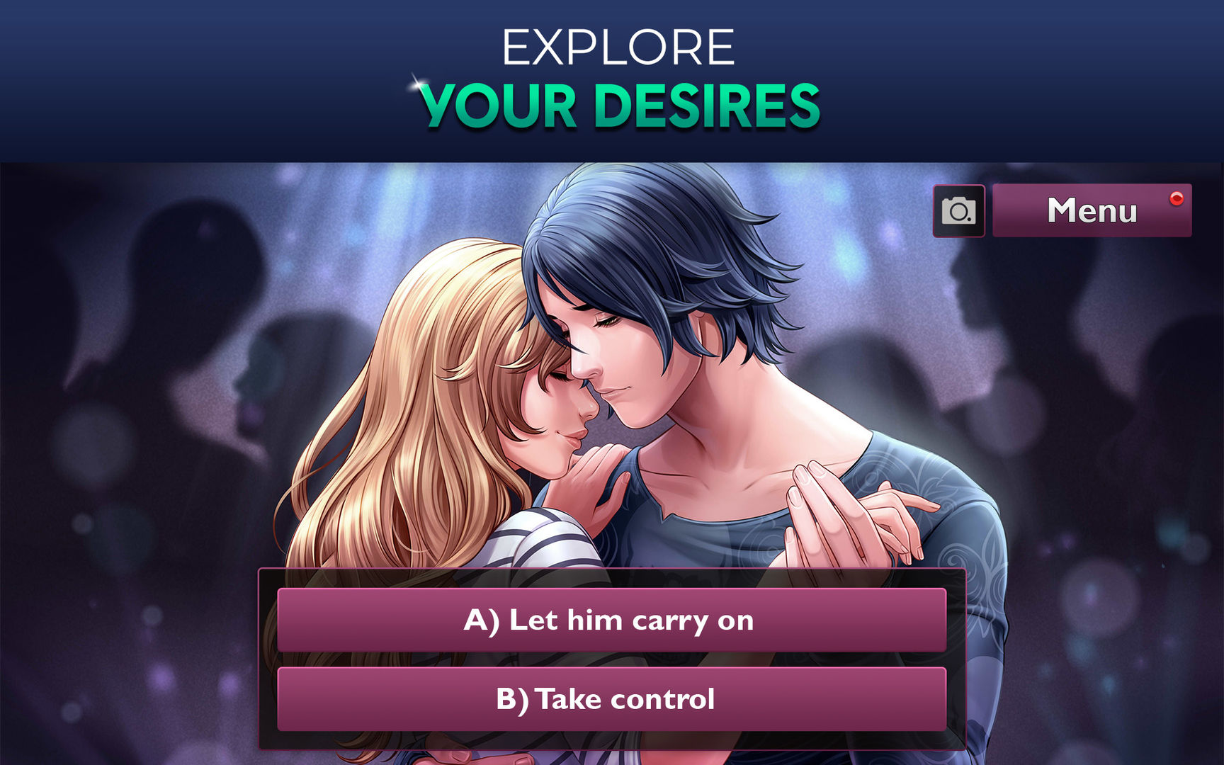 Screenshot of Is It Love? Peter - vampire