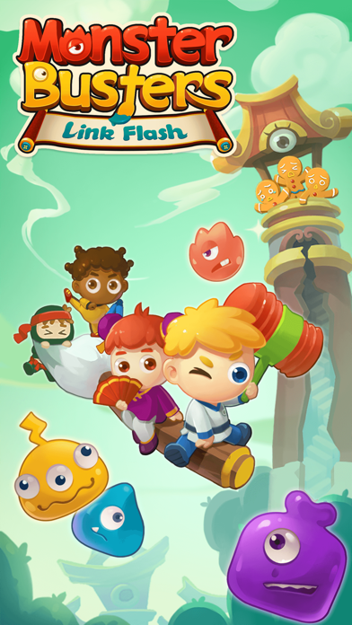 Monster Busters: Link Flash Game Screenshot