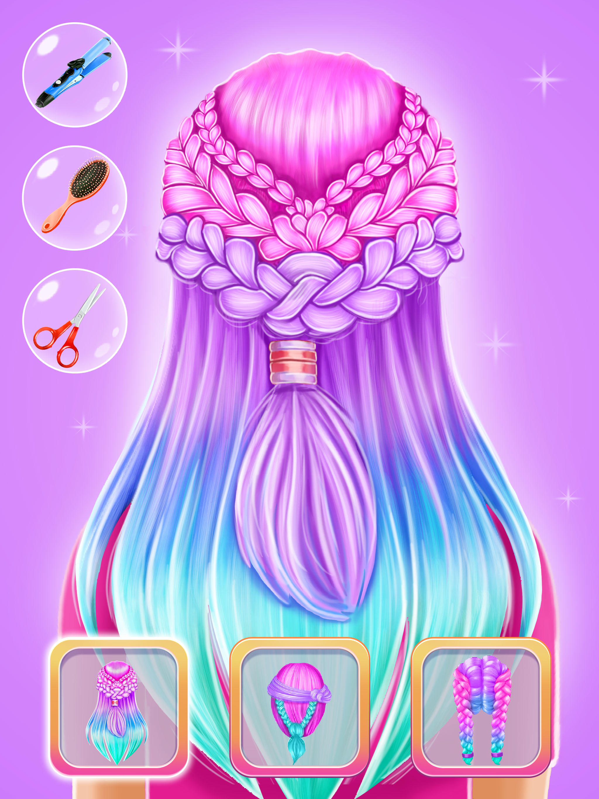 Скриншот игры Makeup Game- Hair Salon Artist