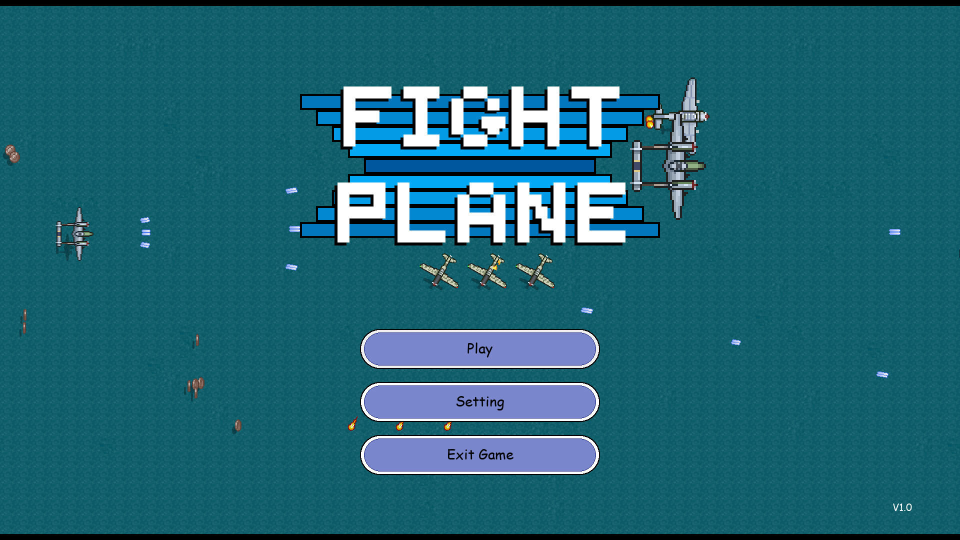 Скриншот игры FIGHT PLANE 機戰